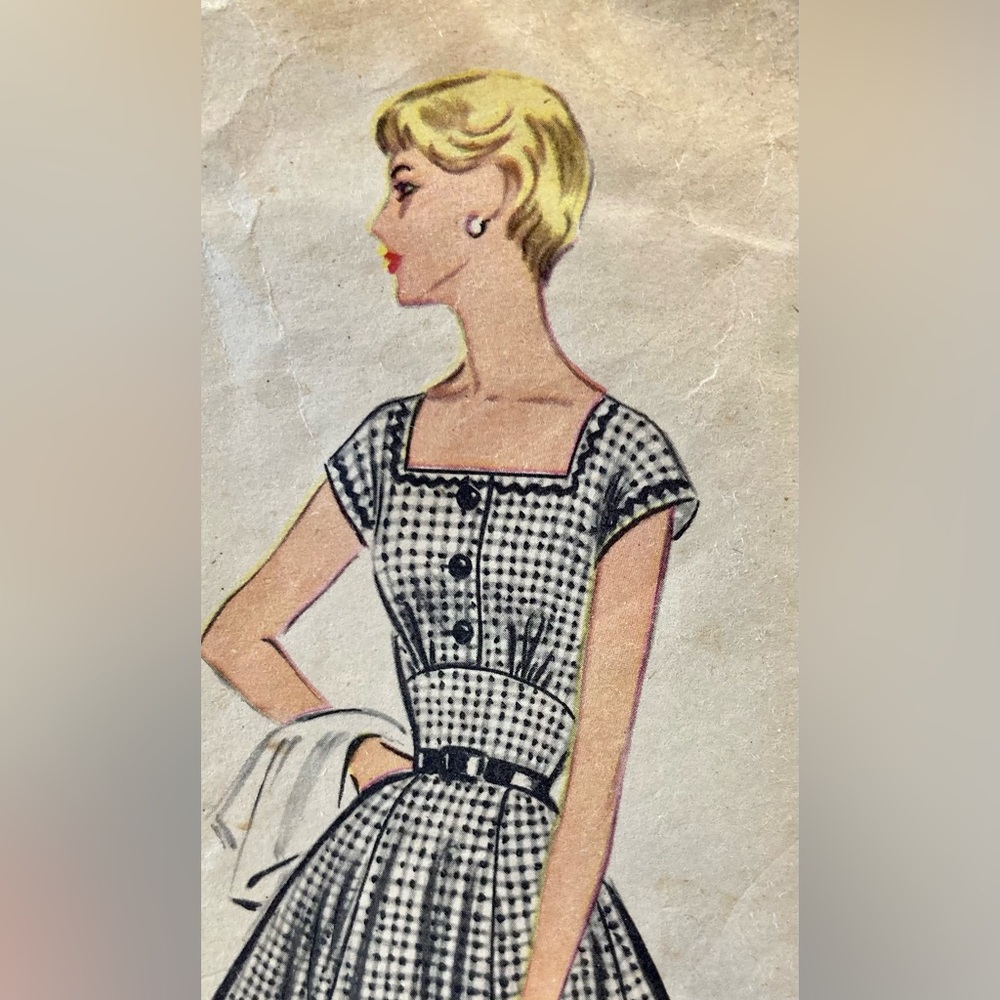 1955 DRESS & BOLERO Pattern not for sale